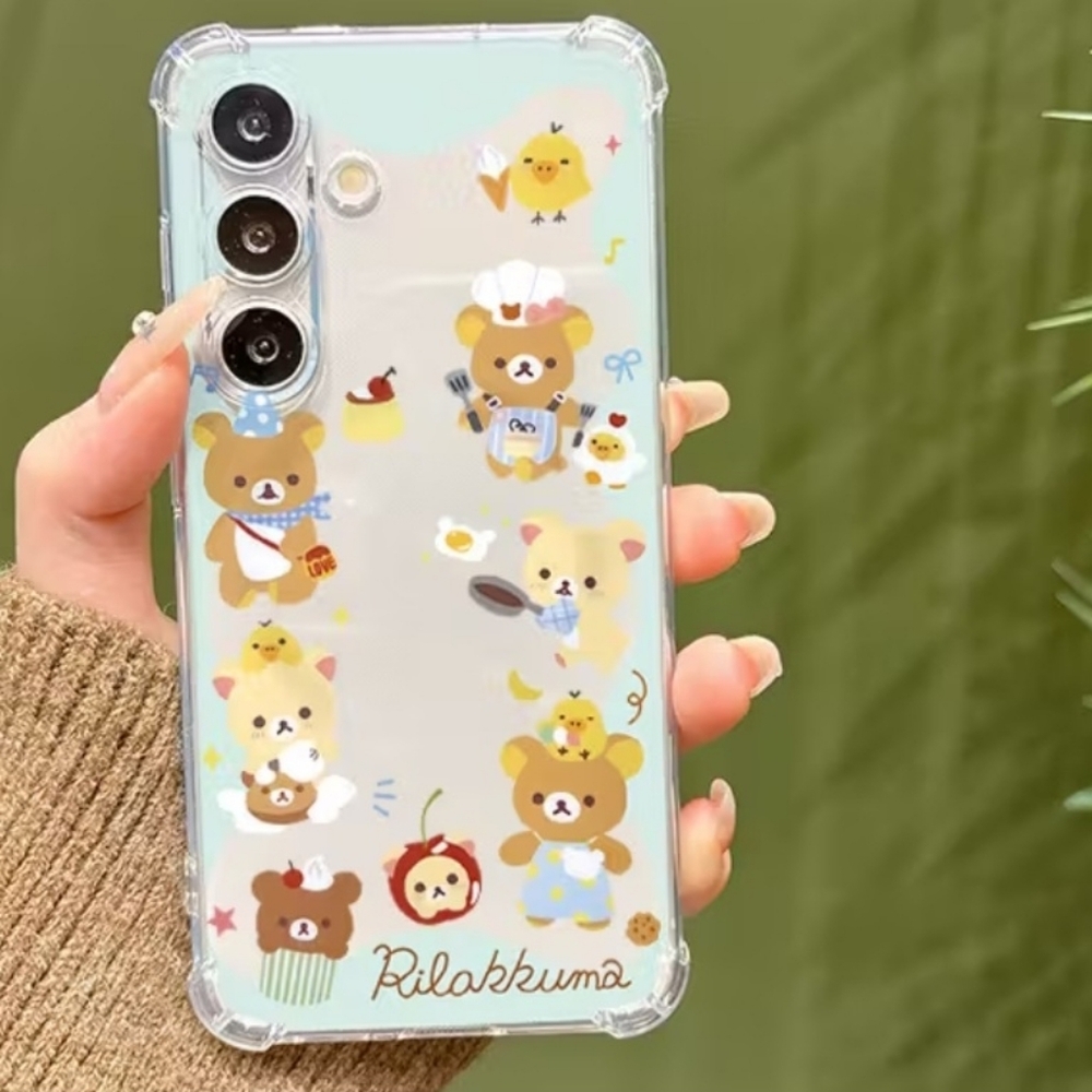 Rilakkuma Bear Phone Case Samsung Galaxy S25 Ultra